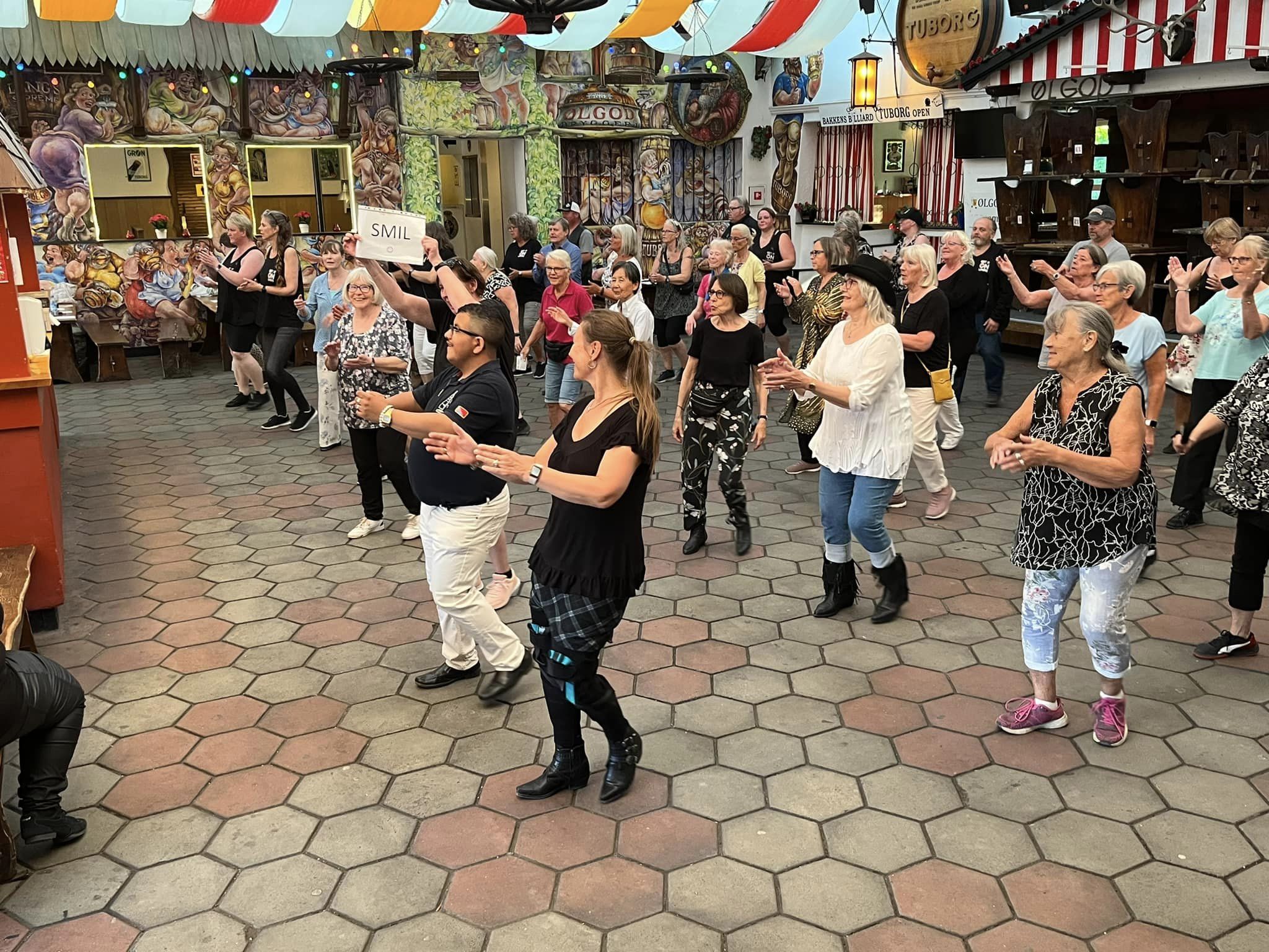 Bakkedans "Linedance" på Ølgod